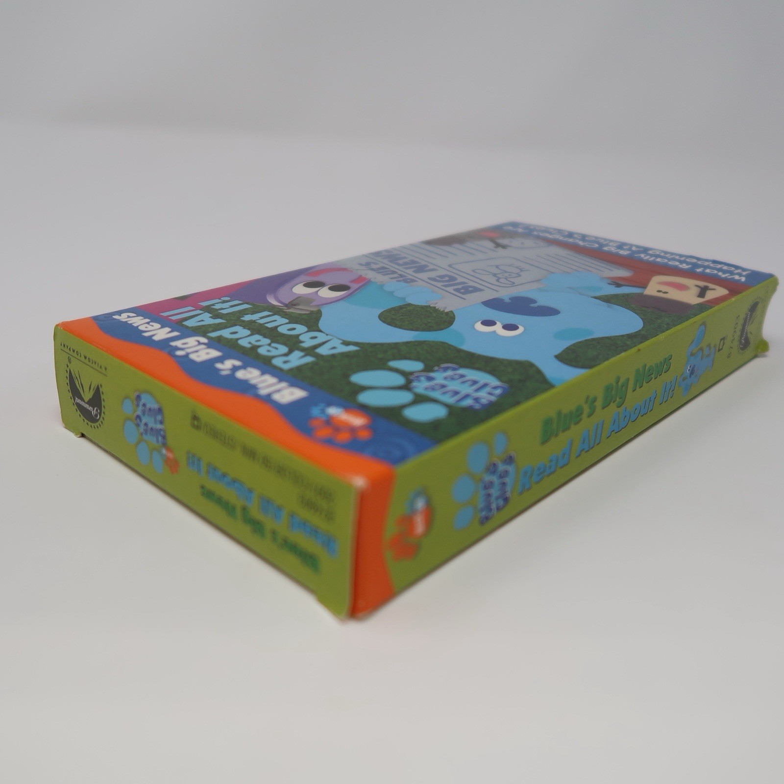 Nick Jr Blue’s Clues Big News Read All About It! VHS 2001 Nickelodeon Cartoon