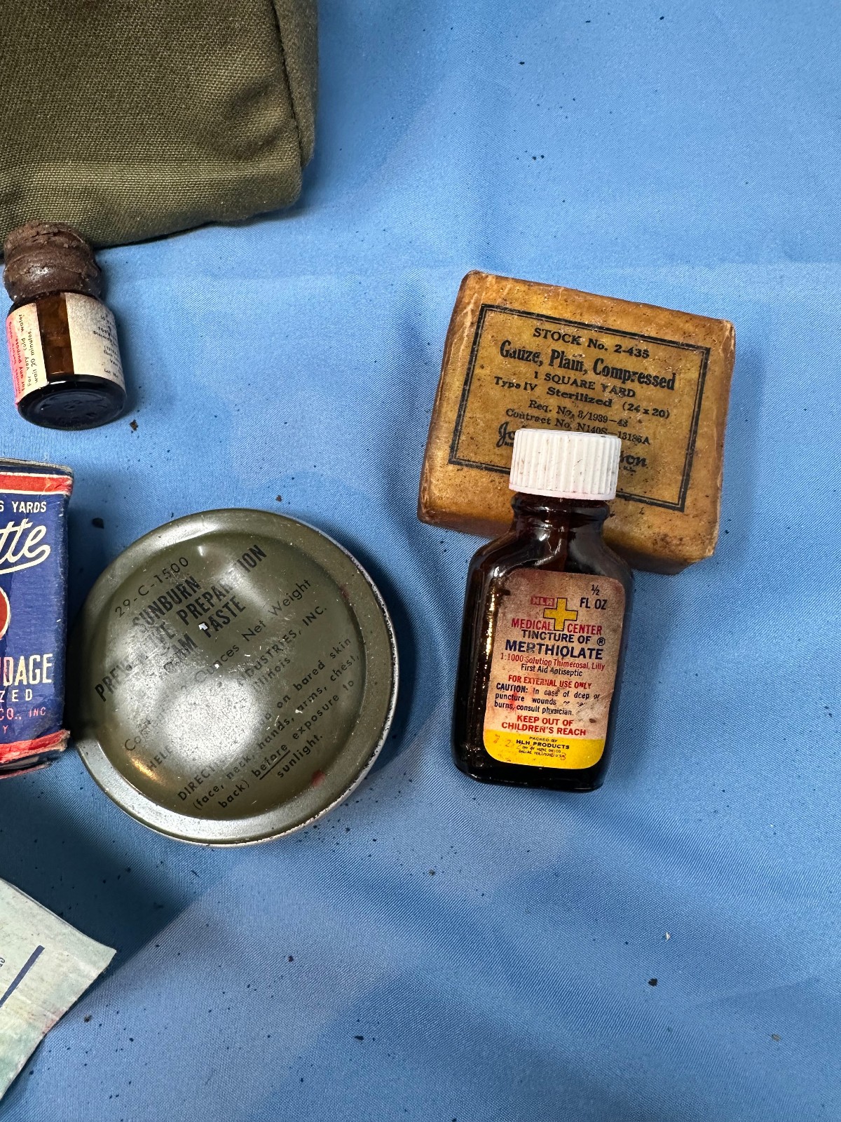 WW1 Aviator First Aid Kit Complete