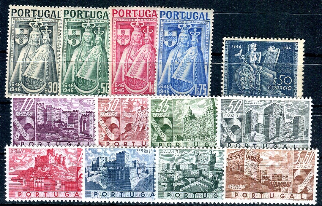 PORTUGAL 1946 693-705 ** MINT VINTAGE COMPLETE NO BLOCKS (00236