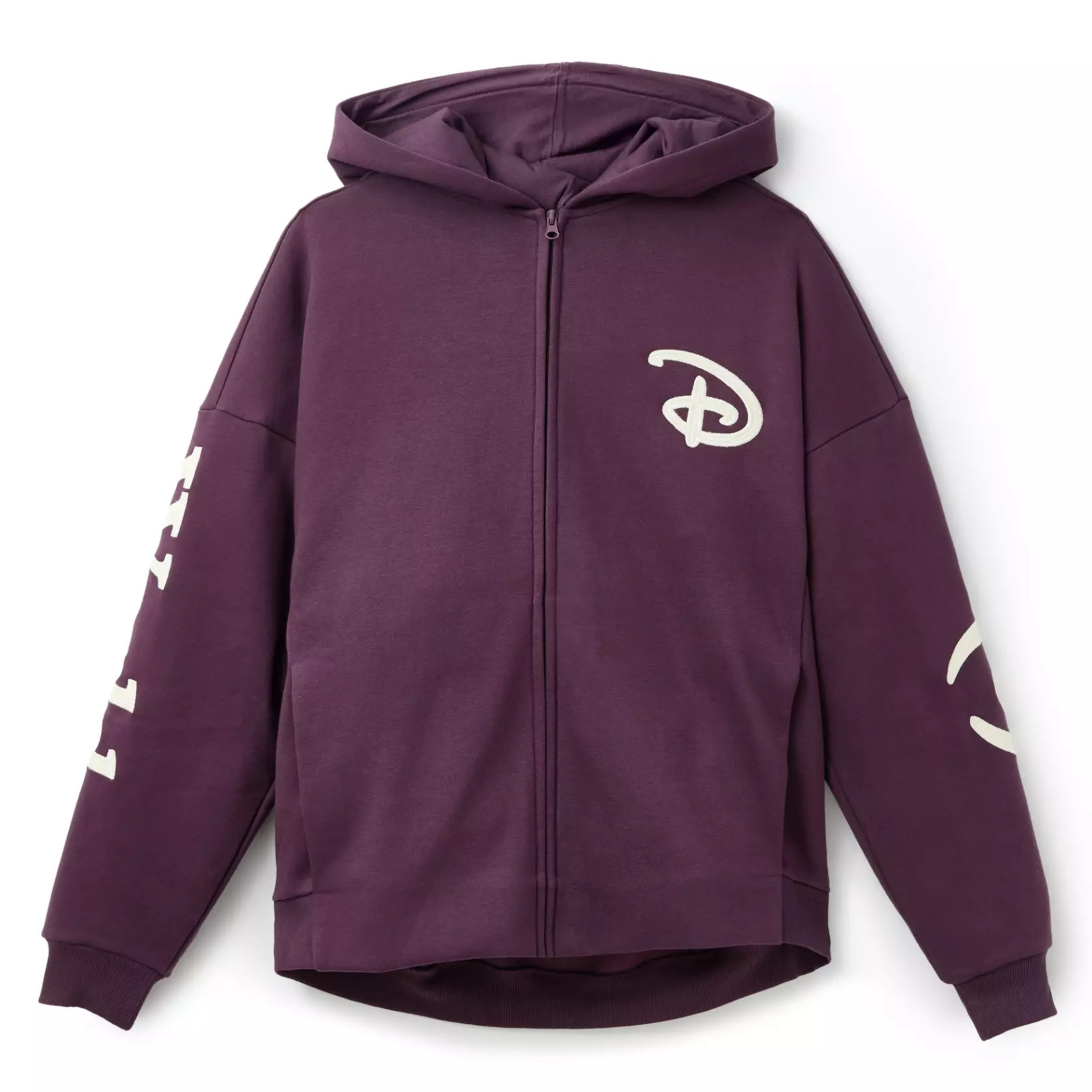 Disney Parks Purple Zip Hoodie Adult MEDIUM Walt Disney World Authentic Original