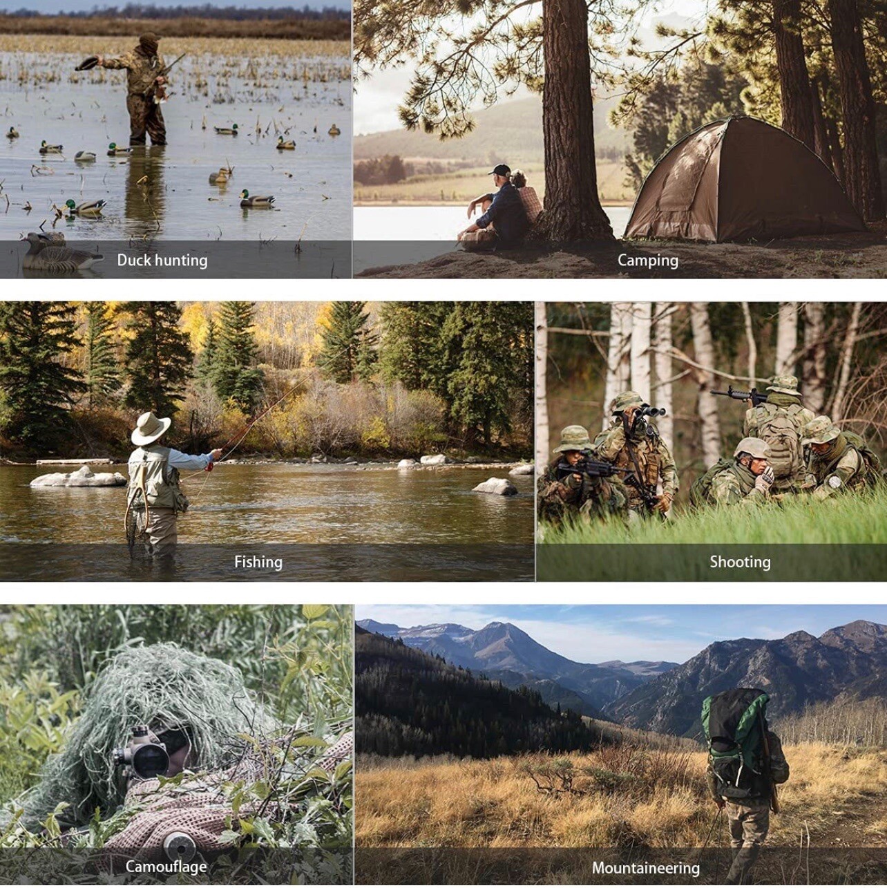 Sniper Veil Scrim Net Tactical Military Camouflage Scarf Wrap