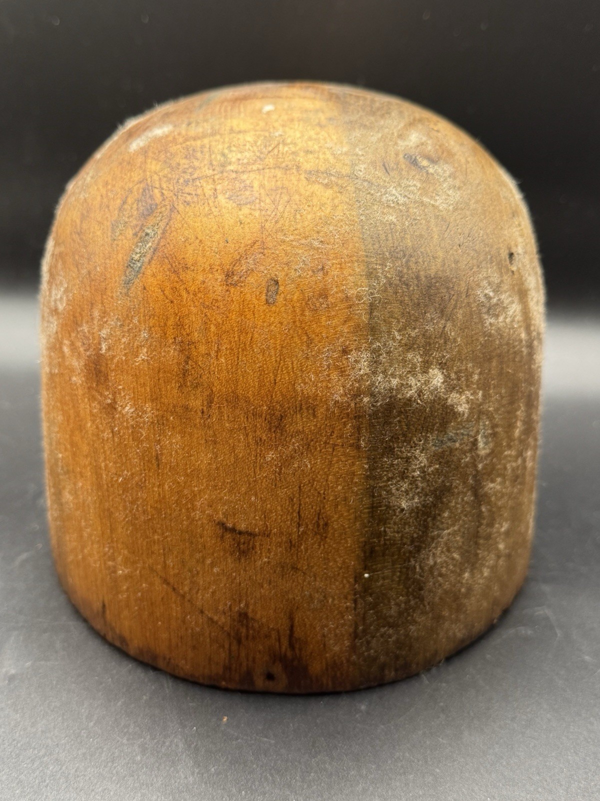 Antique Wooden Hat Mold Millinery Hat Block Form / Store Display F&M Hat Factory