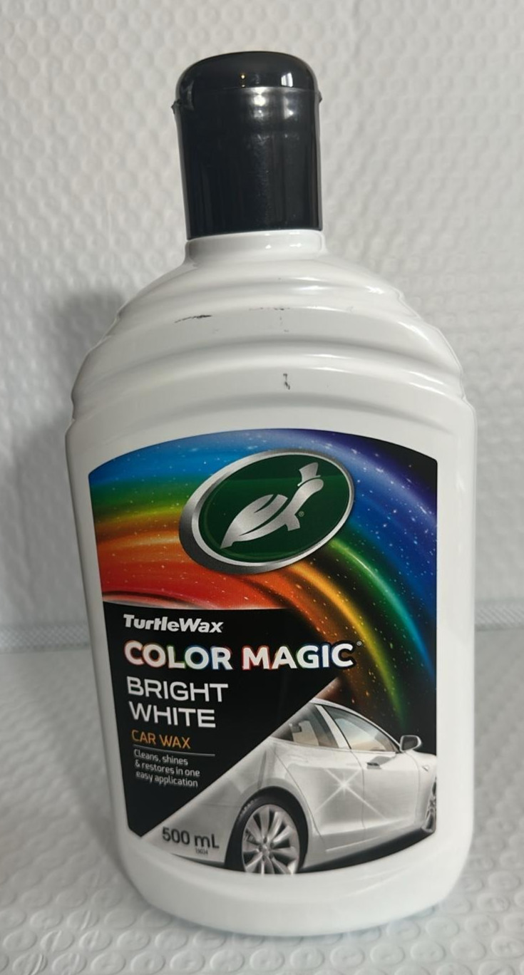 Professional White Car Polish 500ml Restore Shine Remove Scratches Long Lasting