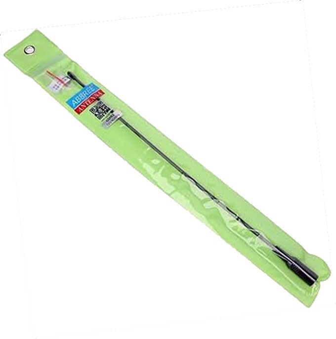 2X ABBREE AM-771 144MHz/222/435MHz Triband Whip Tri Band Antenna for Baofeng 2pc