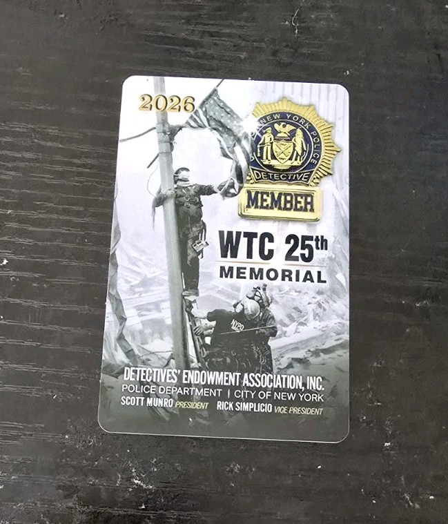 Nypd Detective Card Not PBA Twenty Twenty Six. Genuine Mint Condition Unsigned.