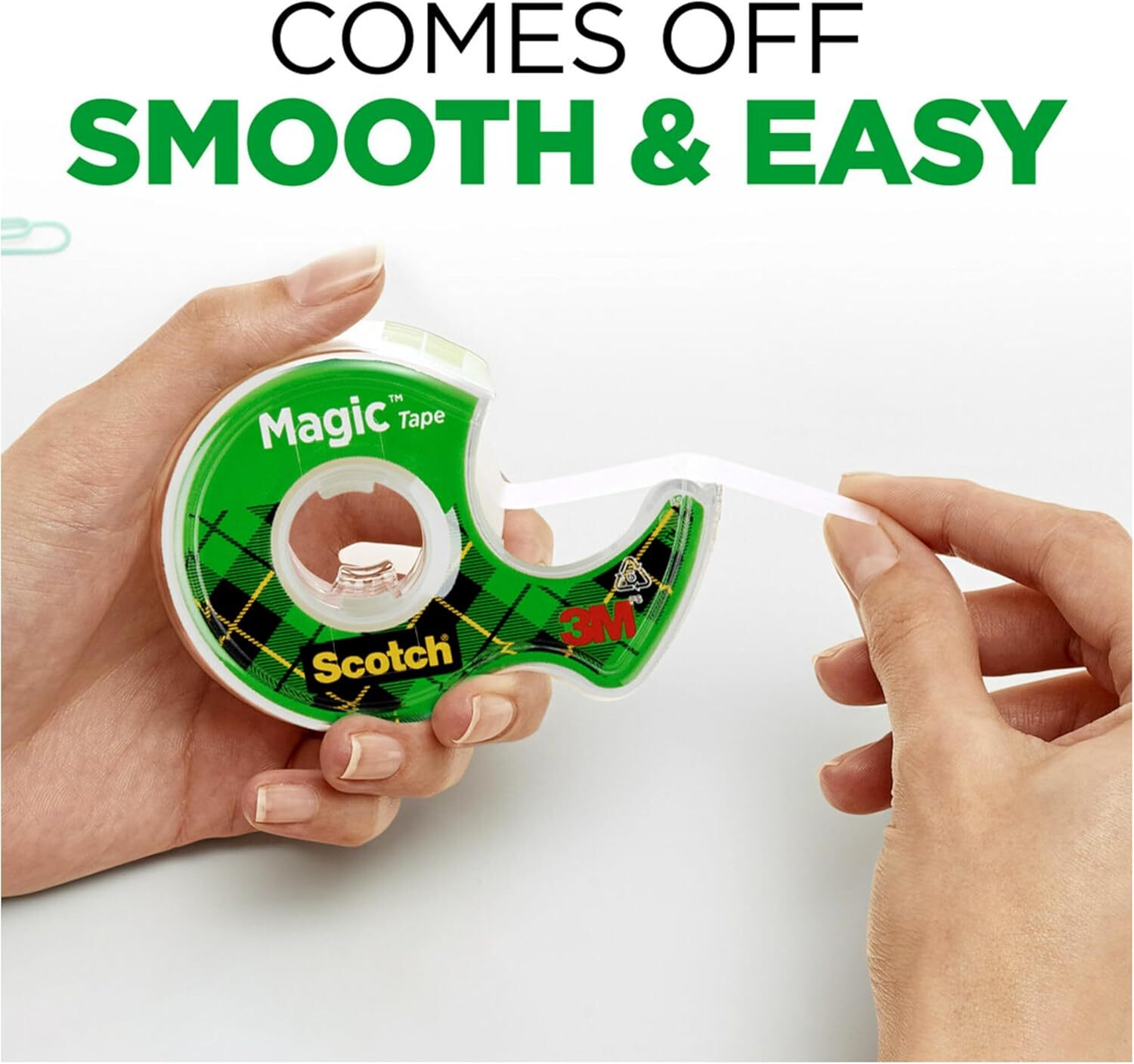 Scotch Invisible Matte Finish Magic Tape with Dispensers 3/4 Inches x 300 Inches