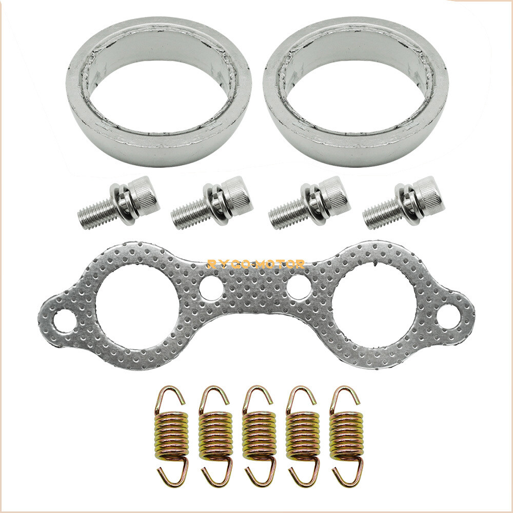 Exhaust Muffler Gasket Seal Spring Rebuild Kit for Polaris Sportsman 600 700 800