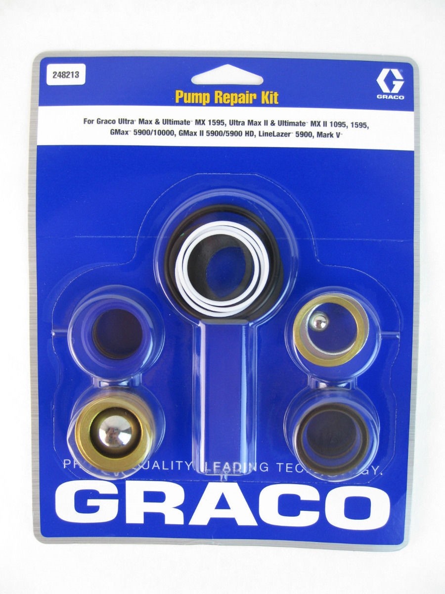 Graco Packing Pump Repair Kit For 1095/1595/5900 248213 248-213