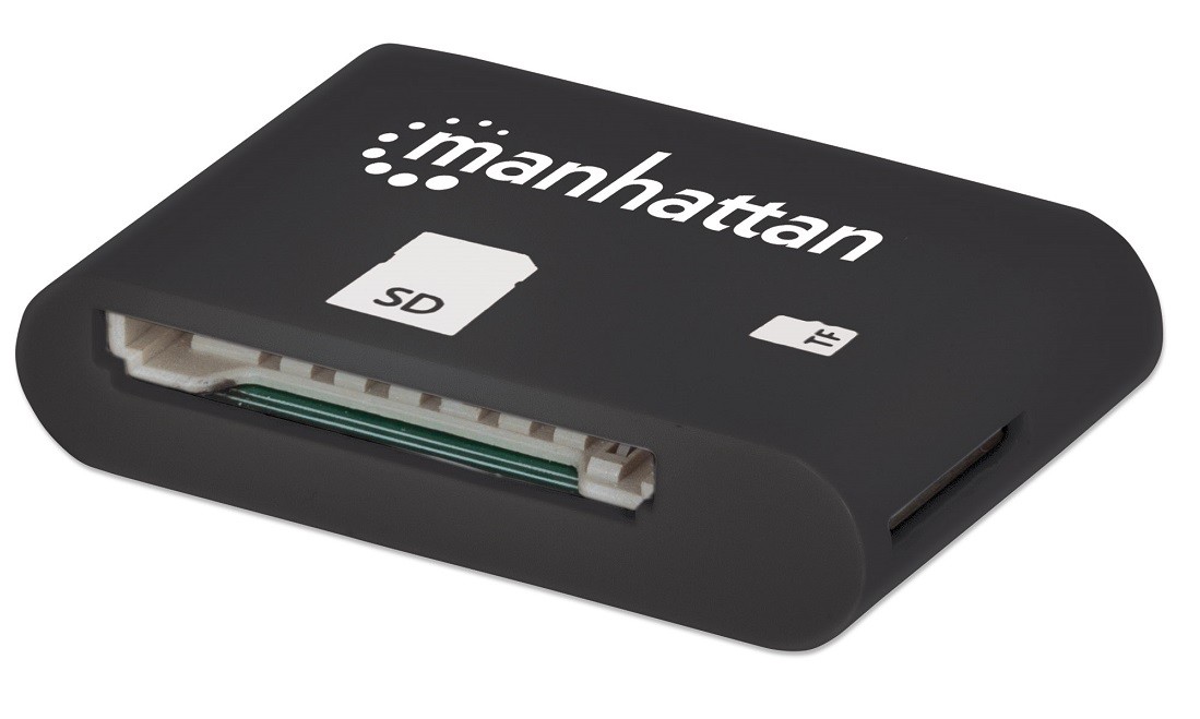 USB2.0 Micro-B 24-in-1 Card Reader/Writer Mobile OTG Adapter, Manhattan 406208