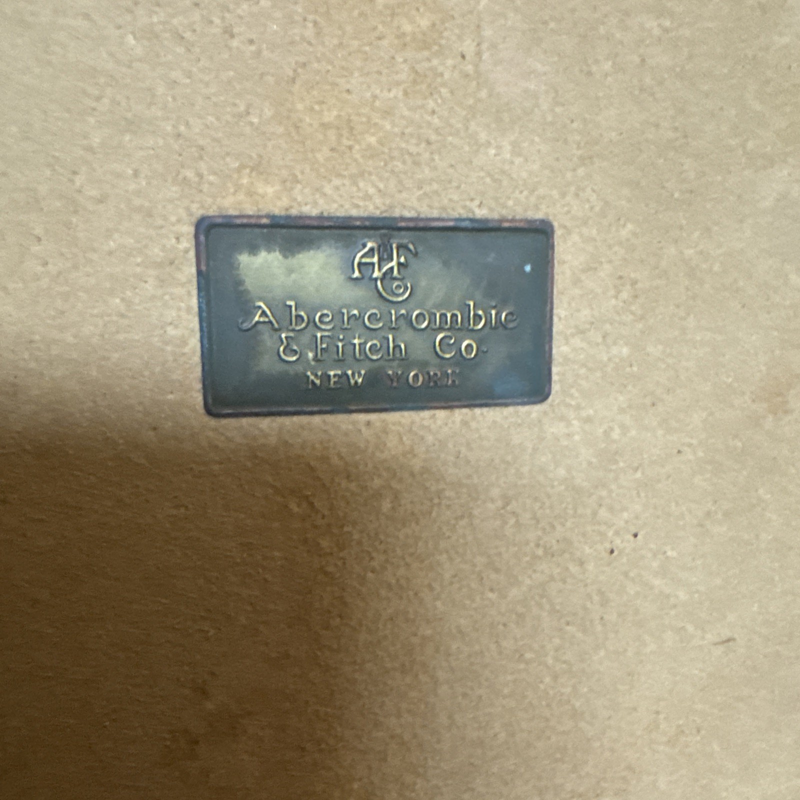 Abercrombie & Fitch Leather Prohibition Bootlegger Briefcase Liquor Flask 2x64oz