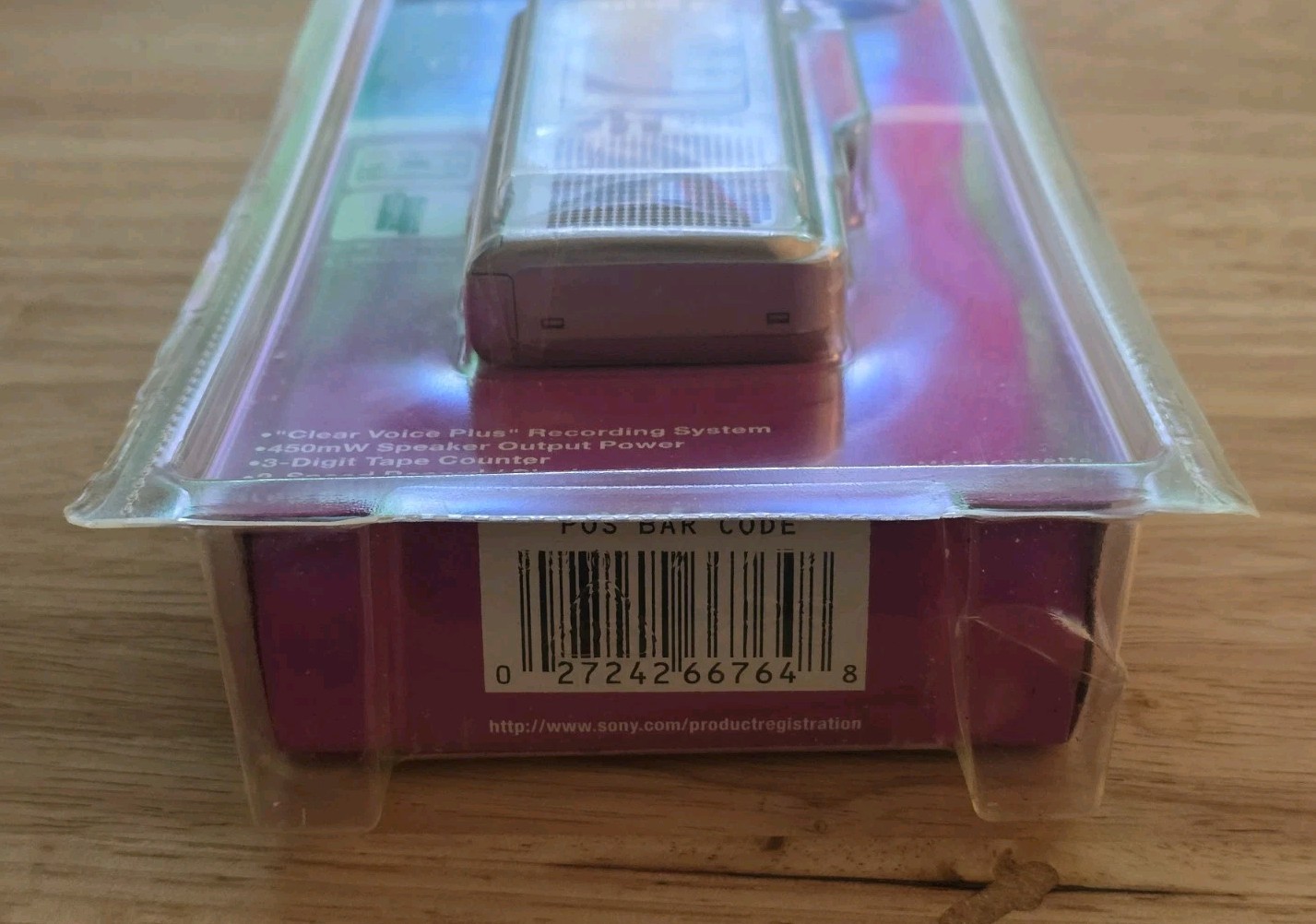 Sony M-570V Handheld Cassette Voice Recorder Clear Voice Plus & VOR..New Sealed!