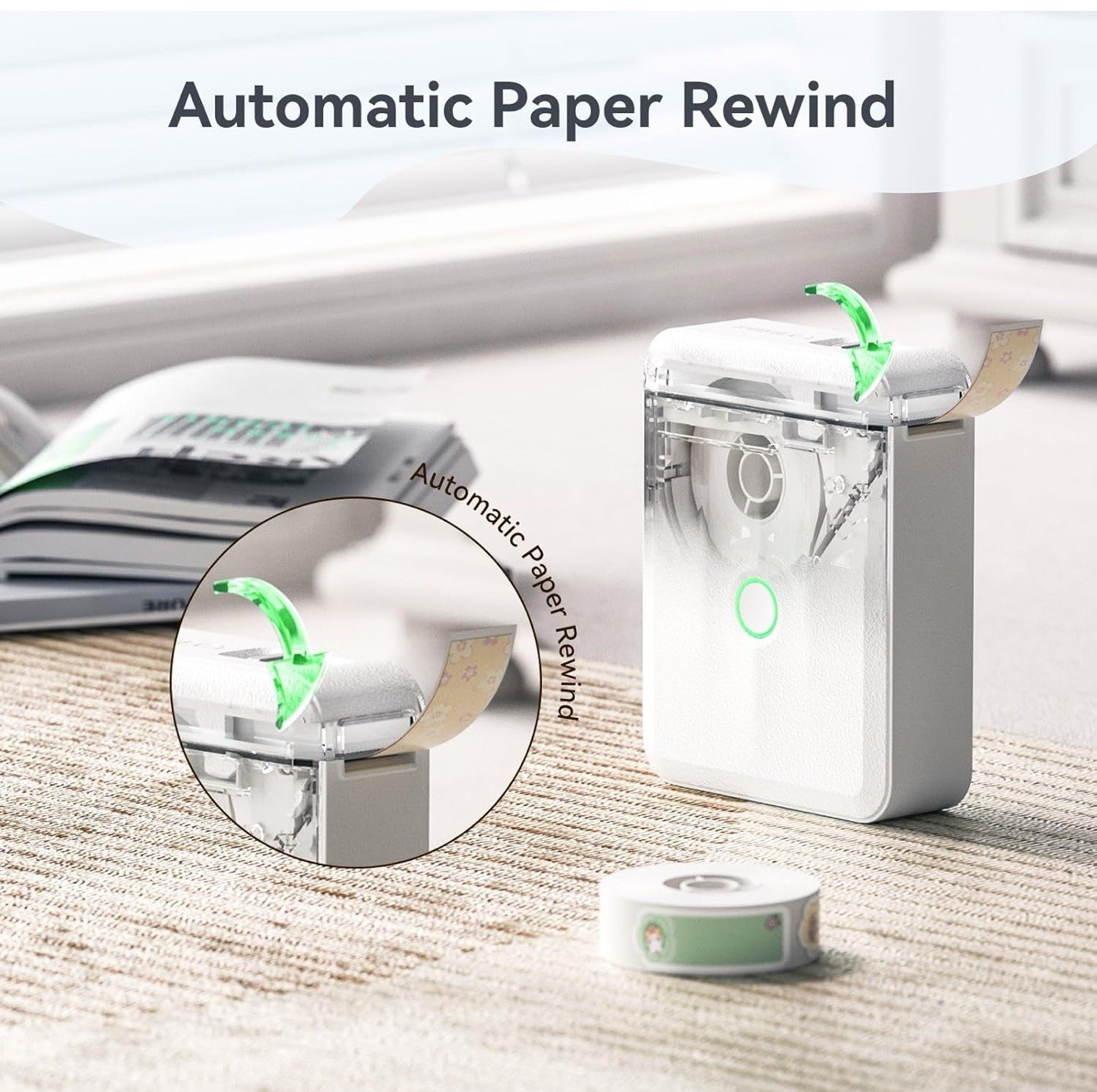 New NIIMBOT D110 Label Maker Machine Portable Bluetooth Thermal Sticker Labeler