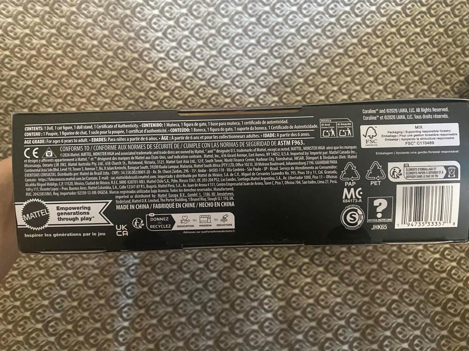 Monster High Doll Coraline Skullector Collectors Limited Edition IN HAND