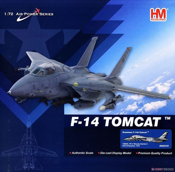 Hobby Master 1:72 USN Grumman F-14A Tomcat Fighter - VF-2, HA5210