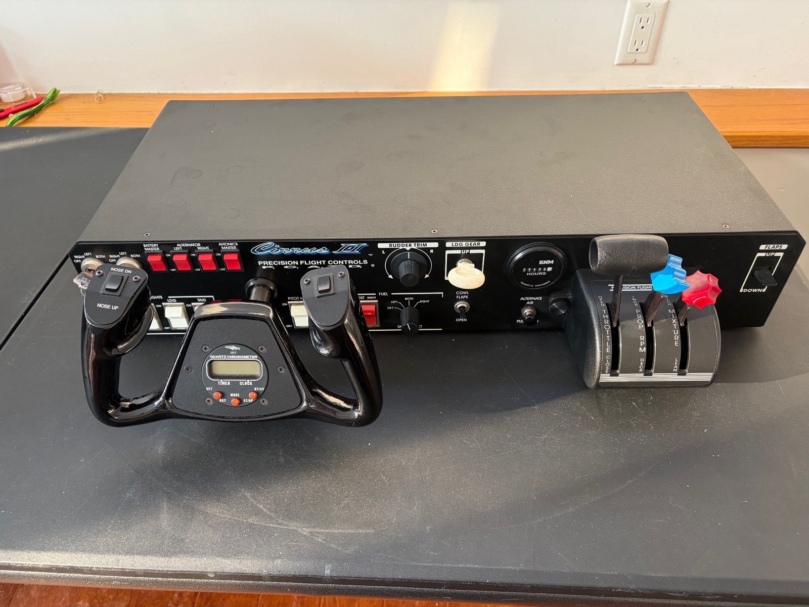 🔥 Precision Flight Controls Cirrus II Flight Simulator Console + MORE!!!