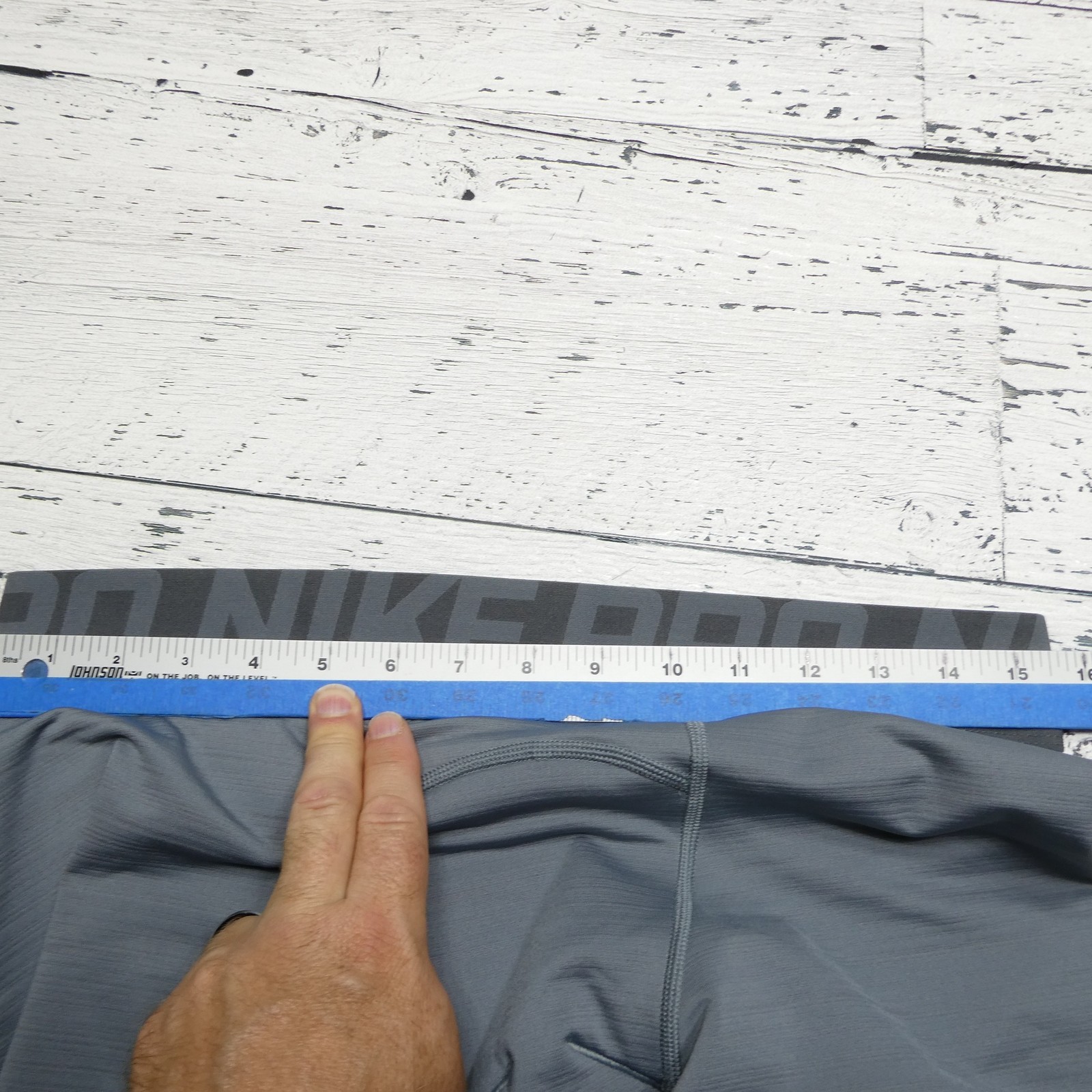 Nike Pro Dri-Fit Compression Pants Mens Medium Gray Training Leggings Athletic