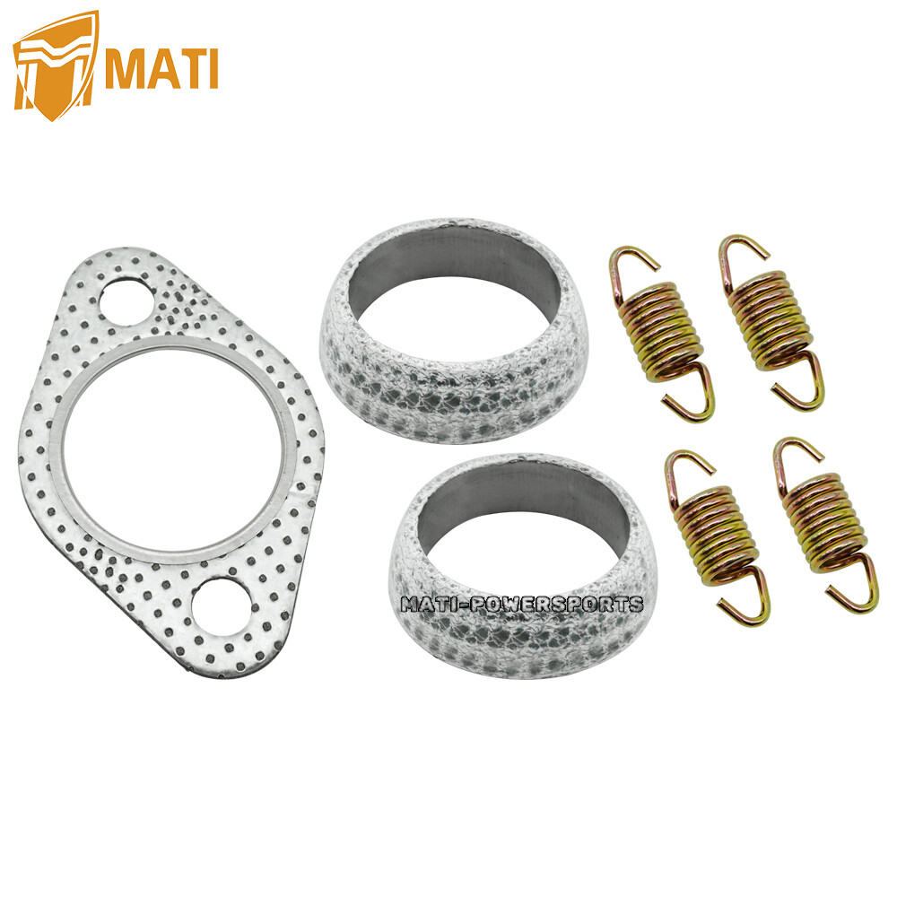 Exhaust Muffler Gasket Seal Spring Rebuild Kit for Polaris Ranger 400 425 500