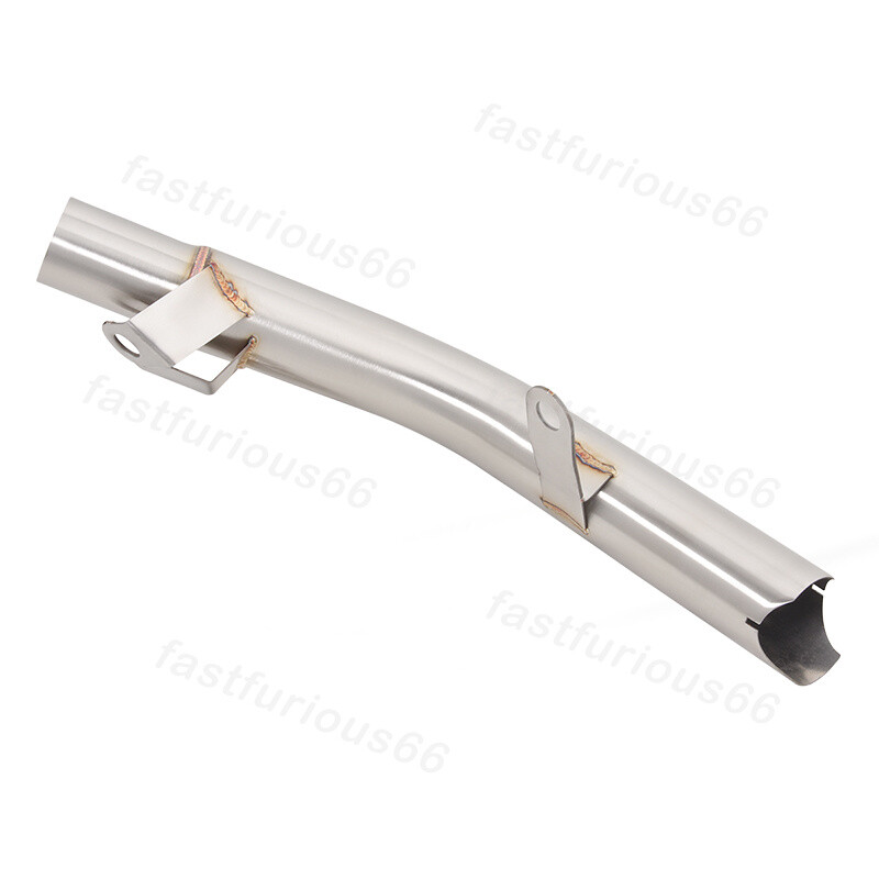 For Suzuki GSXR600 GSX-R750 2011-2023 Exhaust Mid Connect Link Pipe Tube Steel