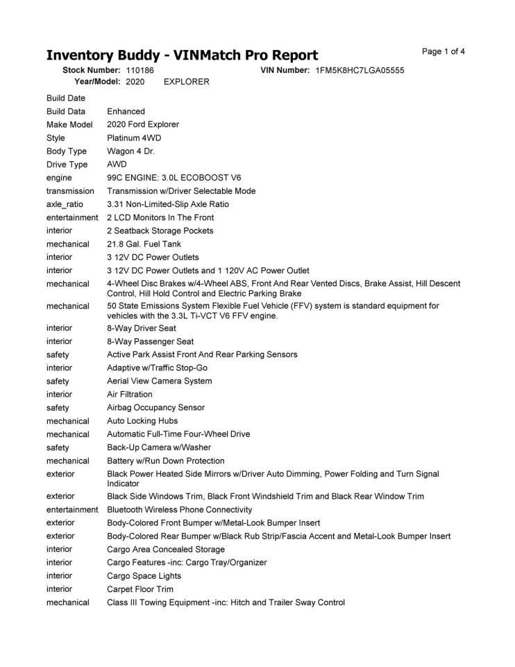 Camera/Projector Radar Unit Front Fits 20-23 EXPLORER 10307044