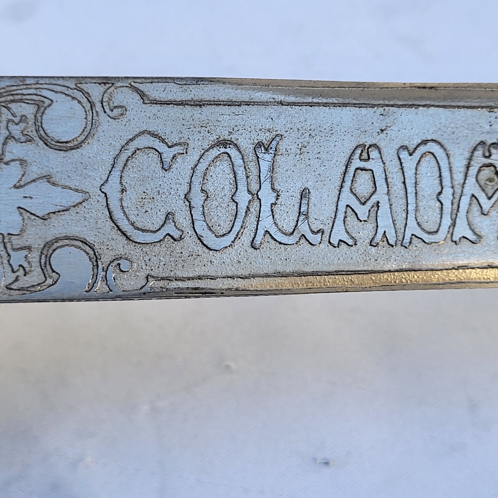 Very Unique Antique Toledo Spain Steel Sharp Sword