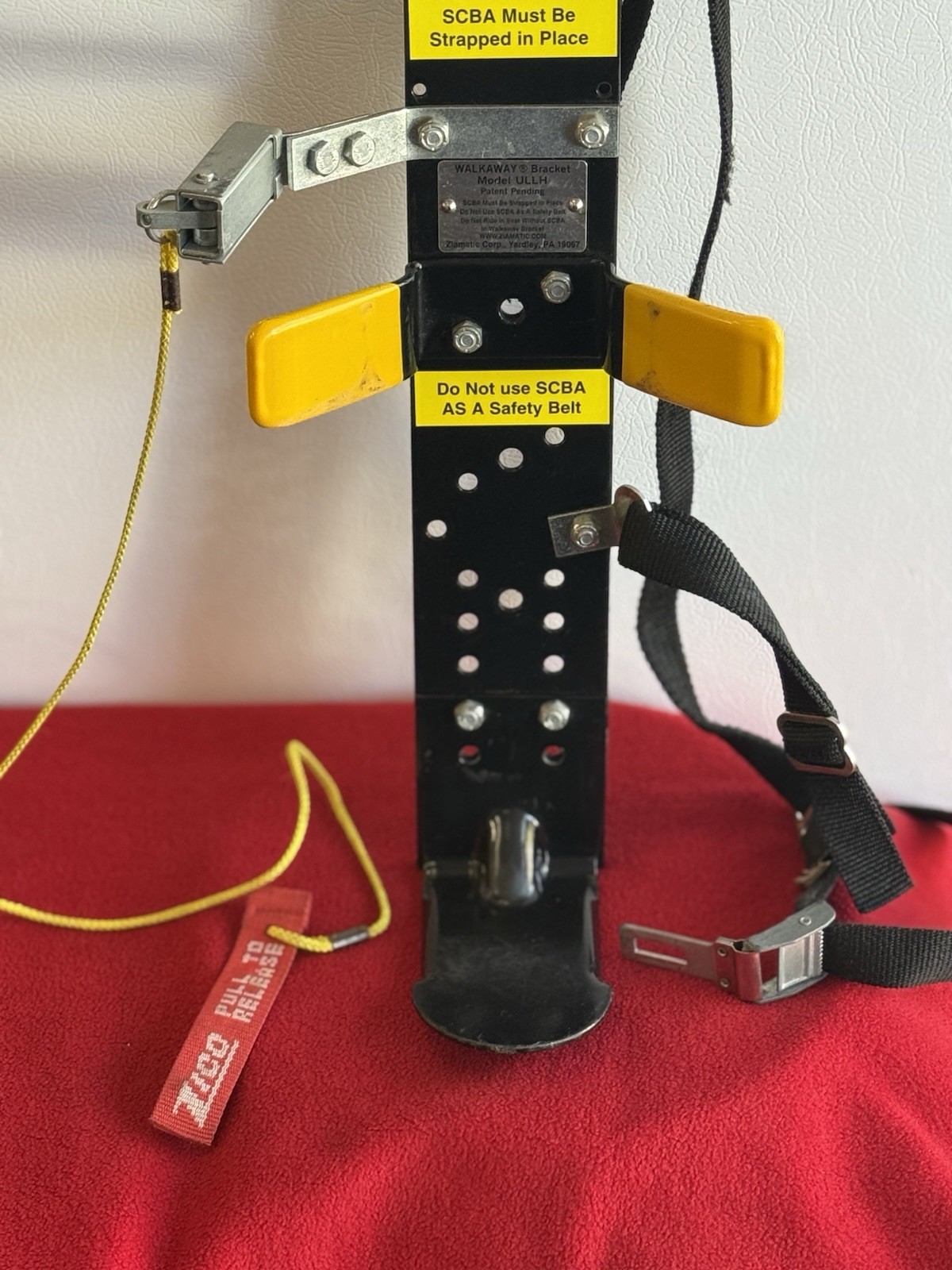 Ziamatic Corp. Walk away Scba Mounting Bracket