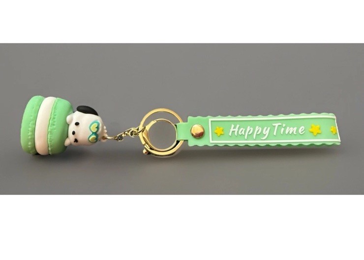 Sanrio Pochacco "Happy Time" keychain from the Snack Series