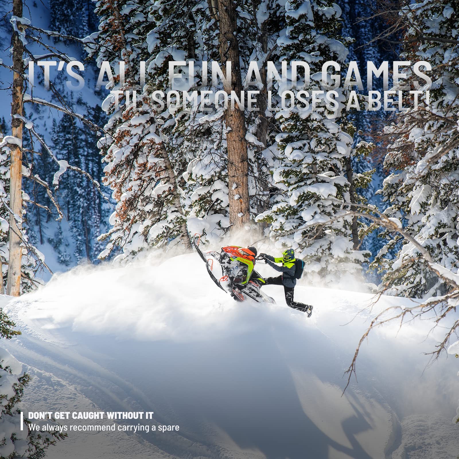 Polaris Snowmobile Performance Drive Belt, for Specific Models of Polaris