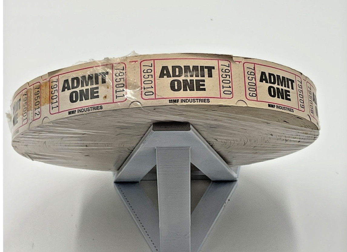 MMF Industries Admit One Ticket Roll 2000 Beige
