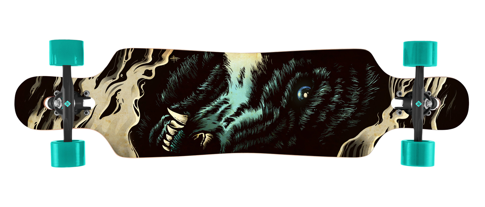 Street Surfing Longboard Complete Wolf Drop Through 9.5" x 39"