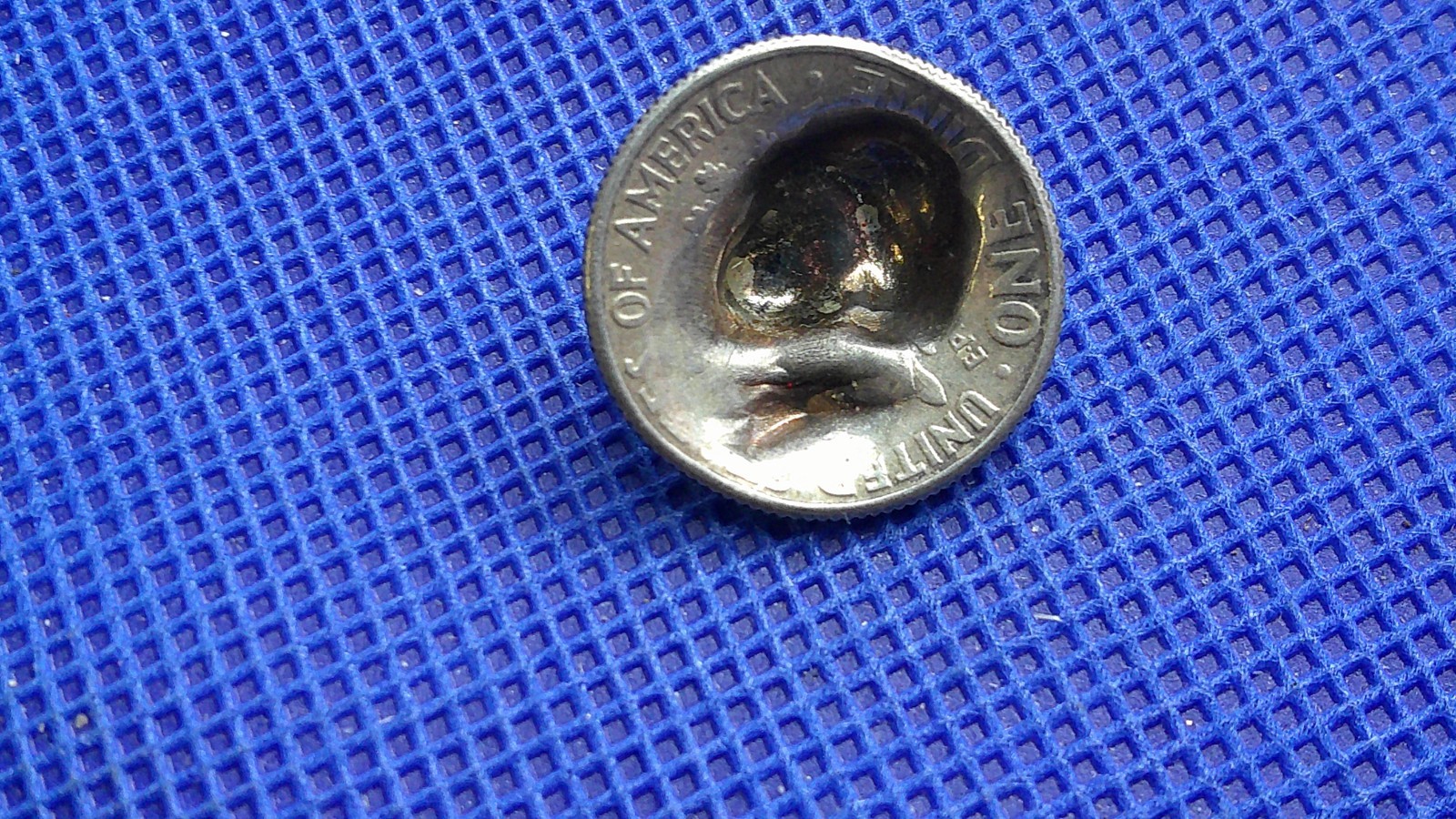 Nice 1959 LADY LIBERTY POP OUT REPOUSSE SILVER DIME COIN