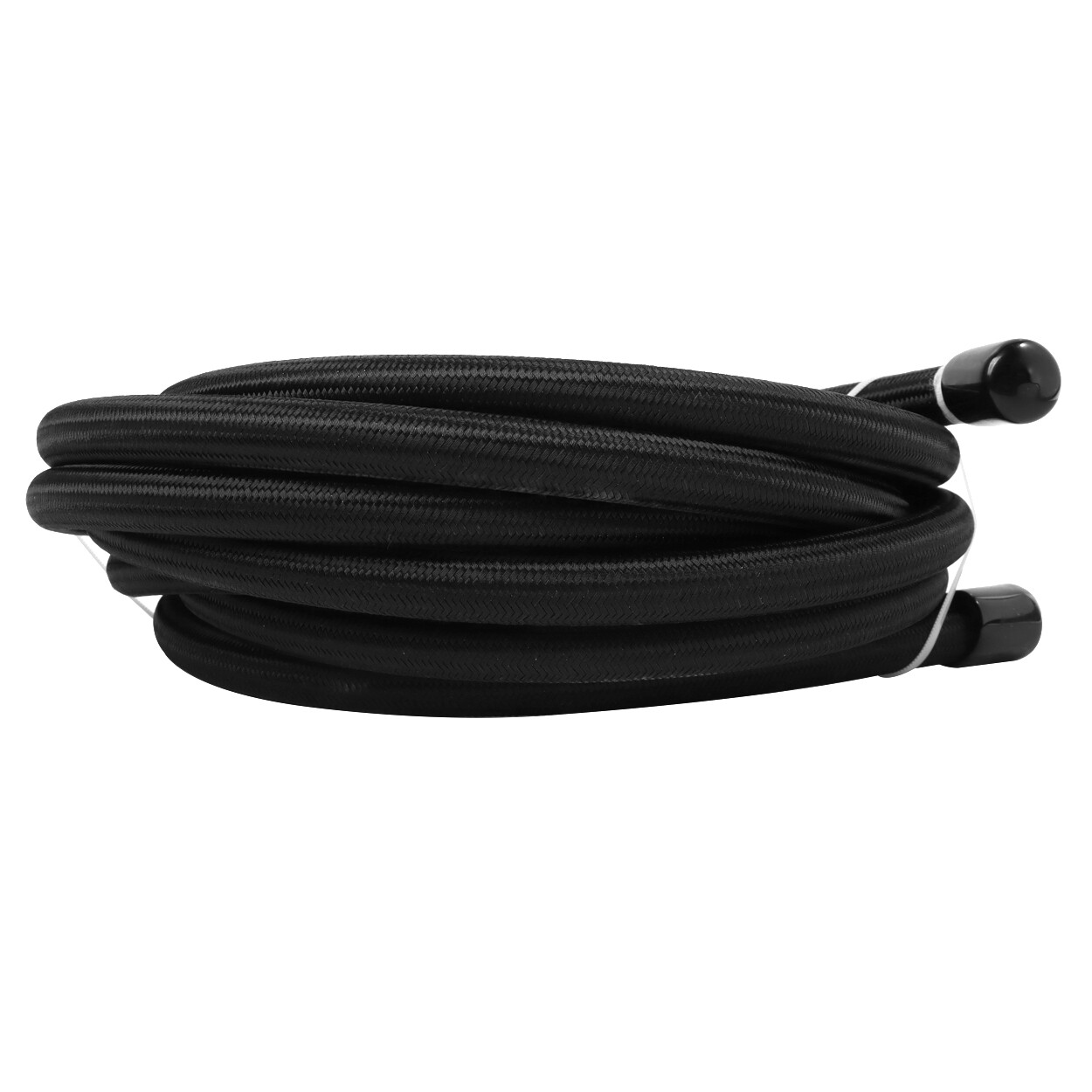 LokoCar PTFE E85 Fuel Line Hose Nylon Braided 6AN 8AN 10AN 3.3FT 10FT 20FT Black