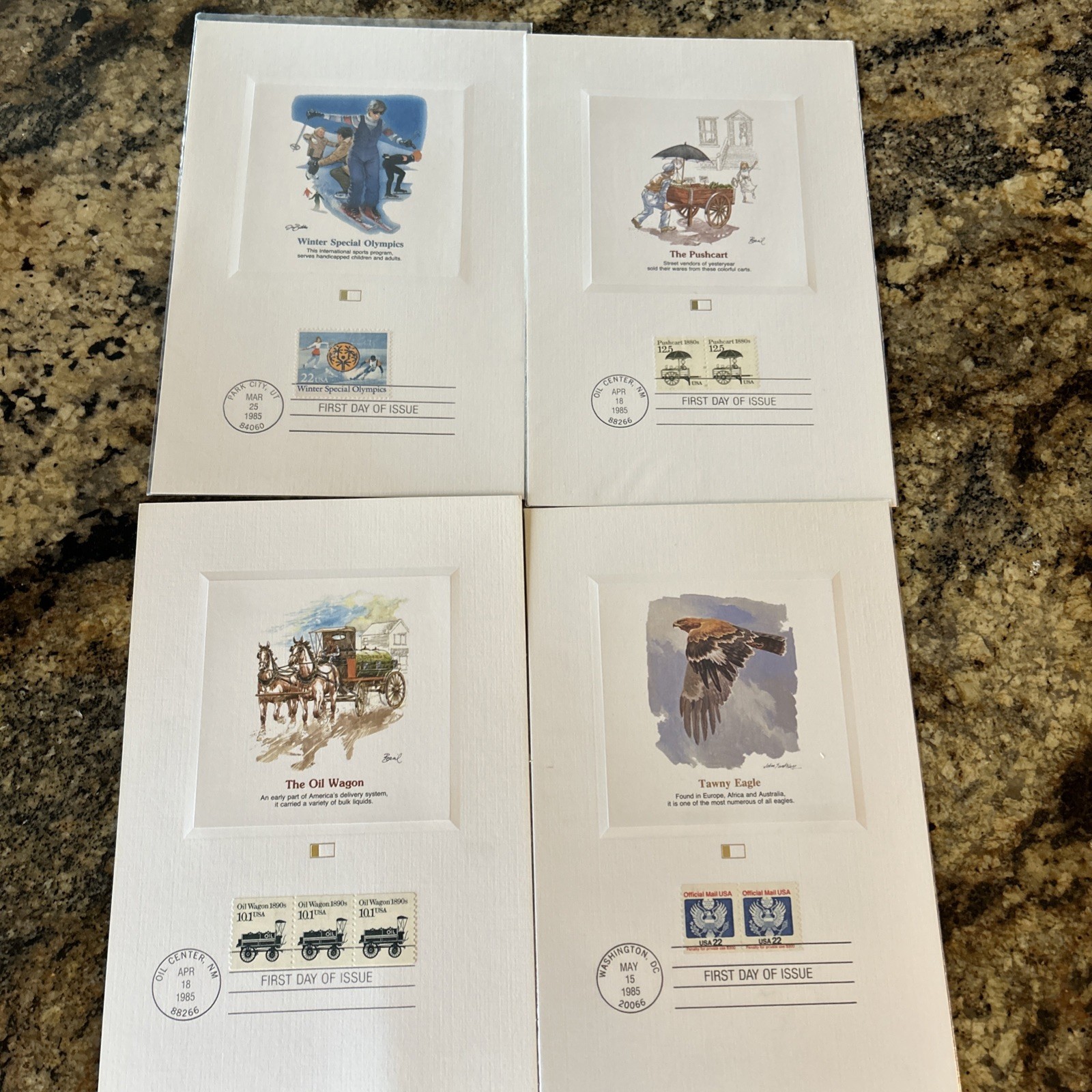 Lot of 75 FLEETWOOD PROOF CARD w 1st Day of Issue, late 70’s and 1980’s great