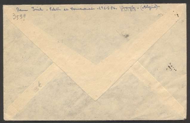 1947 Algeria To Canada Airmail Cover Multiple Franking With 5 Colour Stamps