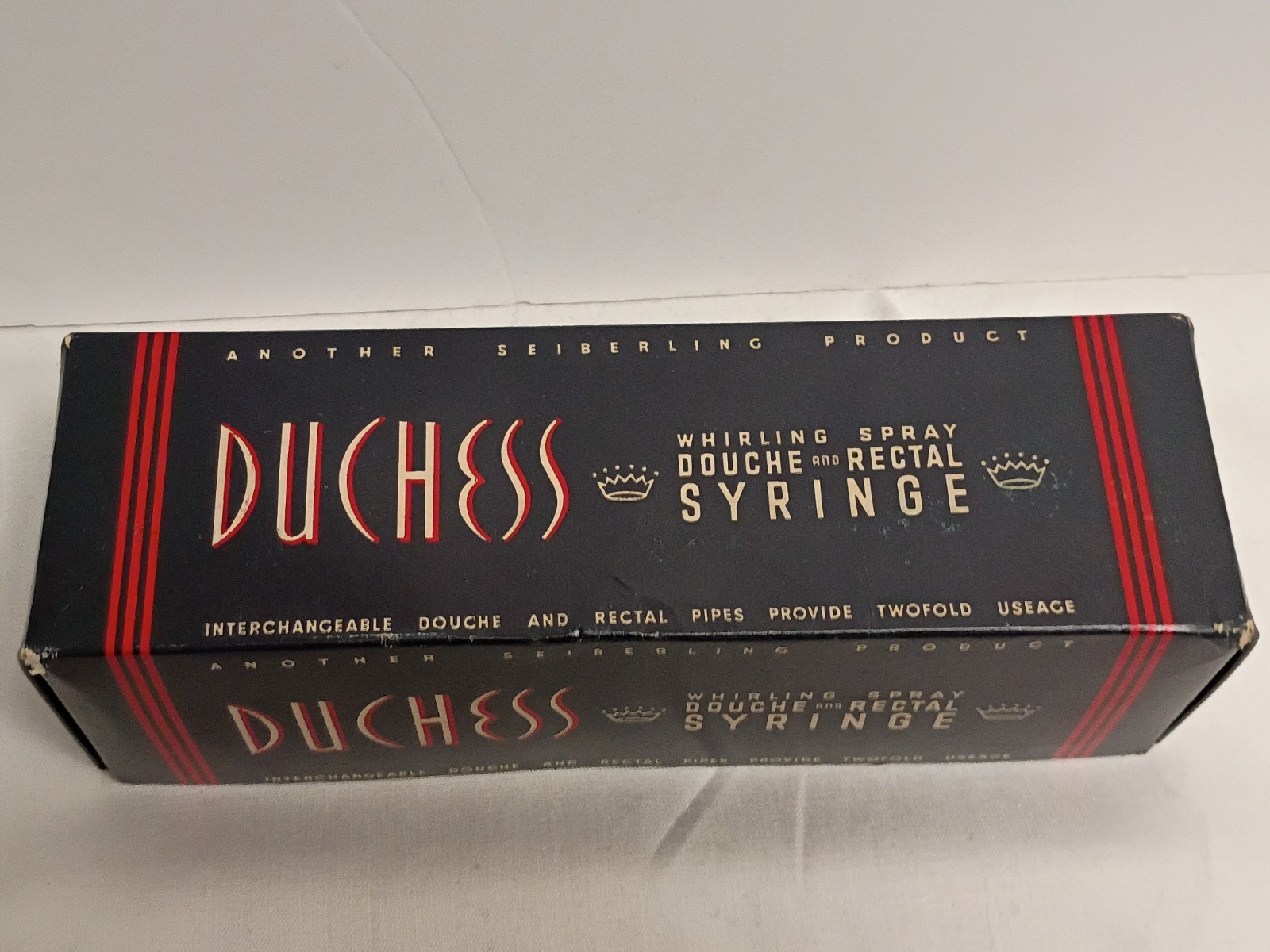 Vintage Sieberling Duchess Whirling Spray Douche & Rectal Enema Syringe