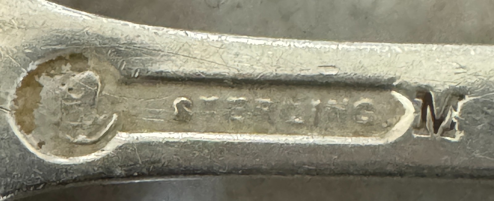 Pair of Antique sterling D. Low & Co. Spoons 7" - 67.3g