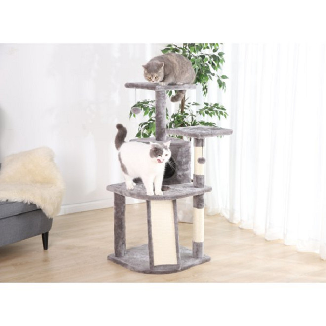 Vibrant Life 87742 5 Level Multi-Functional Cat Tree & Condo, Gray, Large 45"