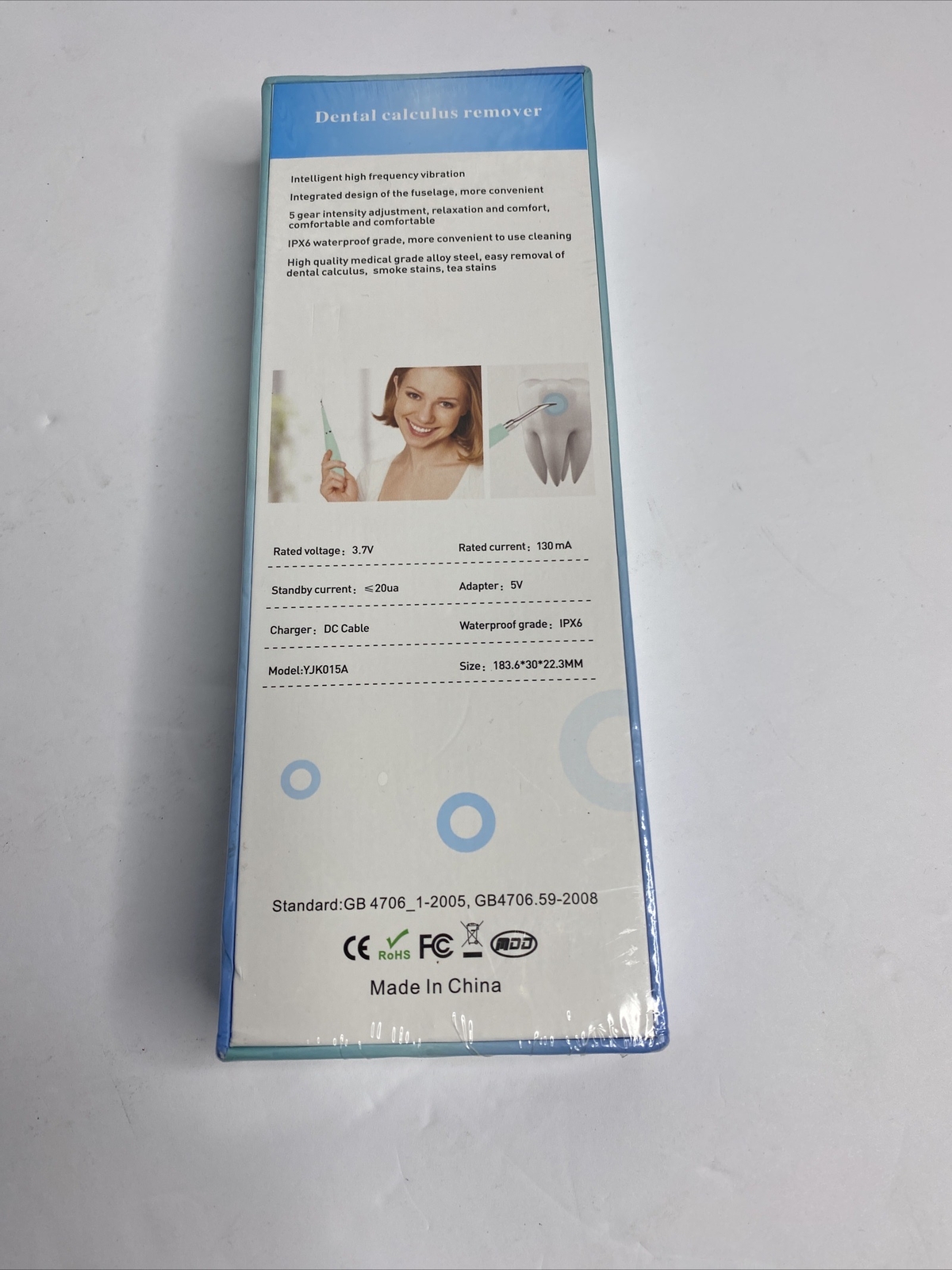 Ivory Oral Ultrasonic Tooth Cleaner Go Beyond Brushing Factory Sealed