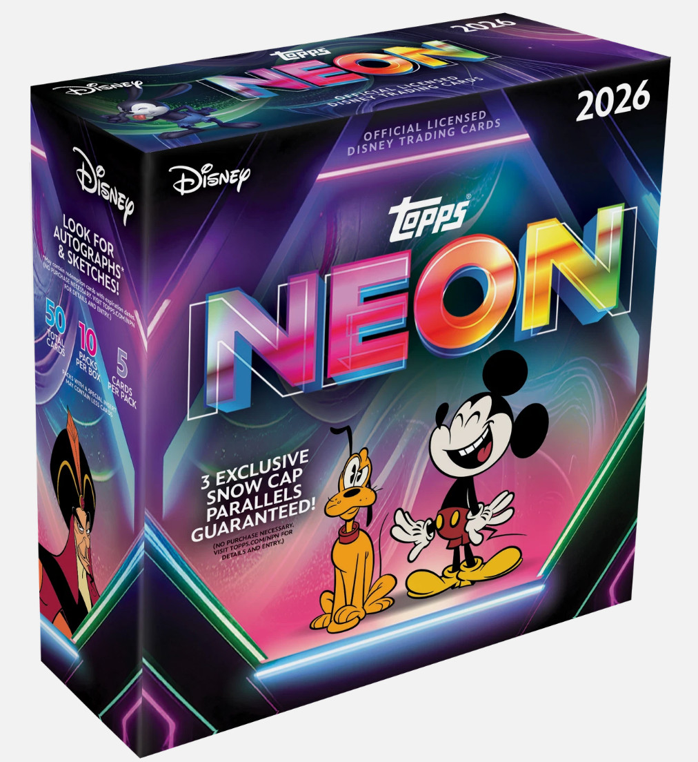 Topps Neon Disney 2026 Mega Box SEALED PRESALE