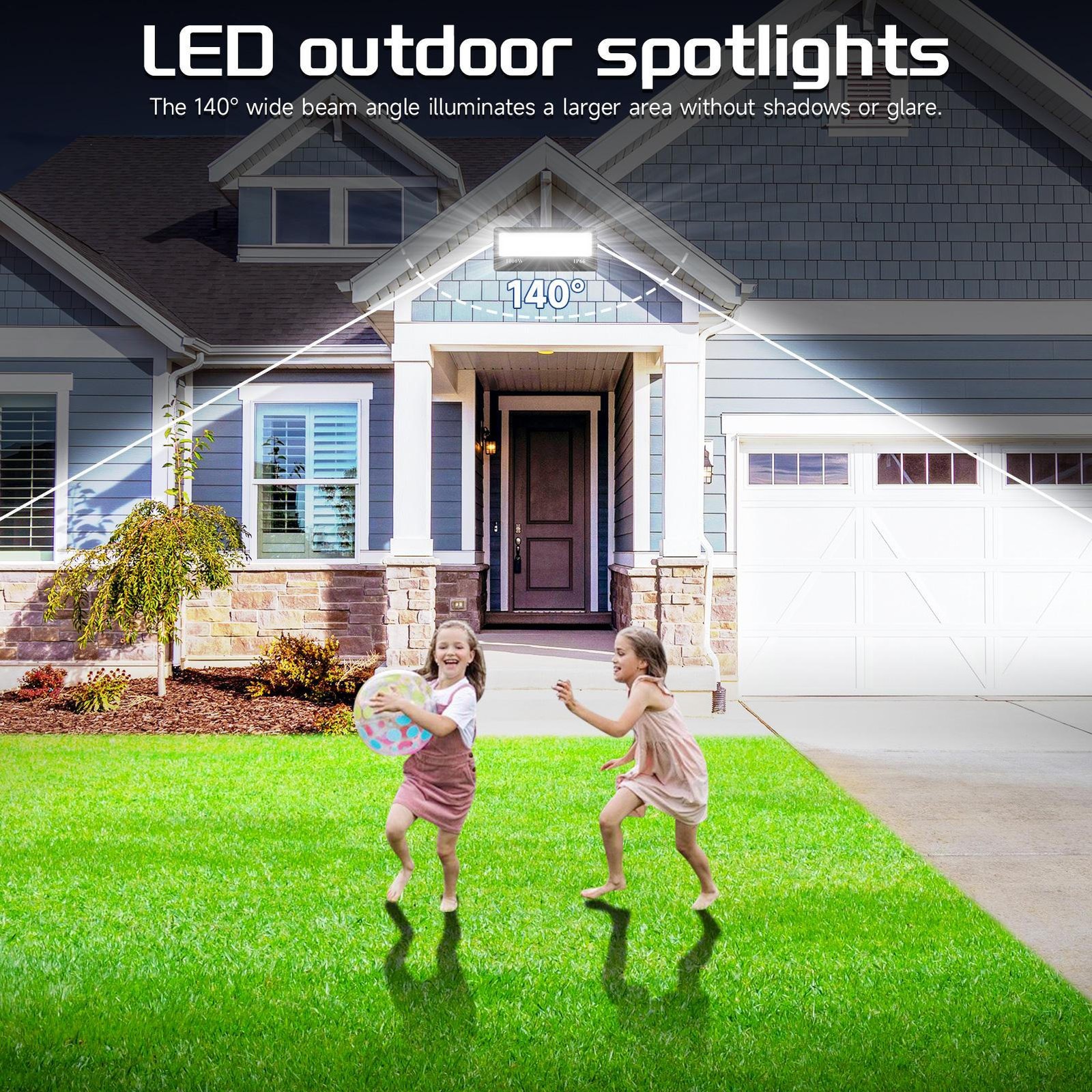 1000W LED Flood Light Cool White Outdoor Stadium Soccer Field Arena Spotlight