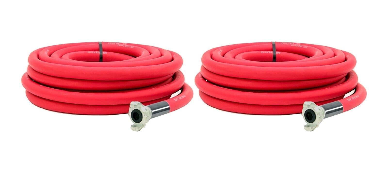 Jackhammer Rubber Air Hose Assembly with 3/4" Universal (Chicago) Couplings - 50