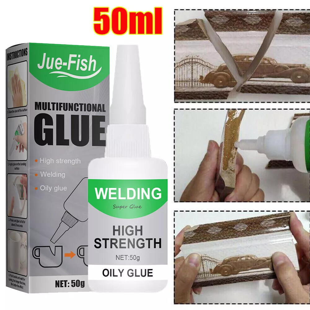 5Pcs Uniglue Universal Super Glue Welding High-Strength Oily Glue Mighty Instant
