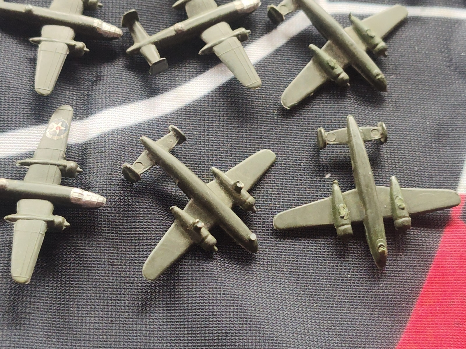 Lot Of 125+ Mini Built Model Airplanes For Aircraft Carriers Plastic 1/2"-2"Long