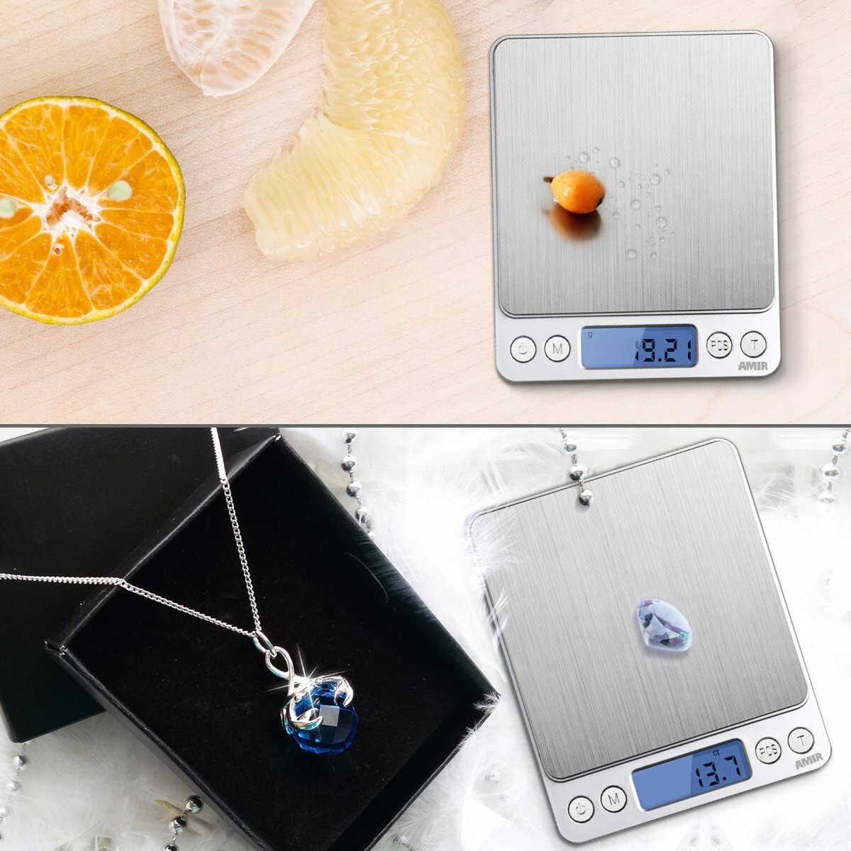 Digital Scale 3000g x 0.1g Jewelry Gold Silver Coin Gram Pocket Size Herb Grain