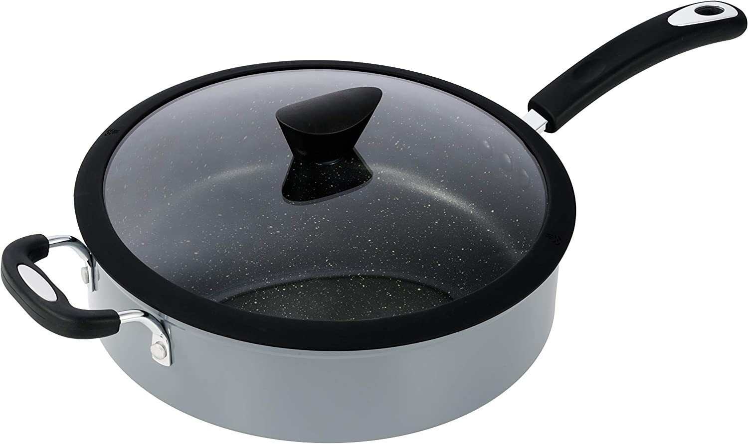 Ozeri Stone Earth All-in-One Sauce Pan, 5L (5.3 qt), [COLORS] - FREE SHIPPING