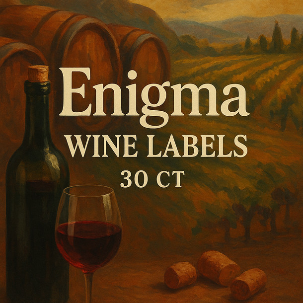 Home--Shop Vibrators Enigma Wine Labels 30 ct