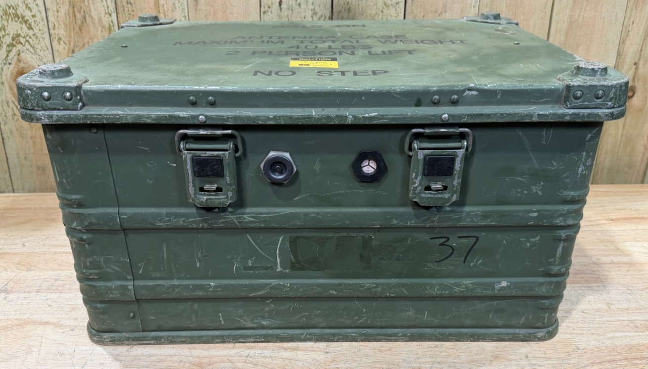 Zarges Metal K470 25.5x18.5x13.75" Military Surplus Storage Case Green