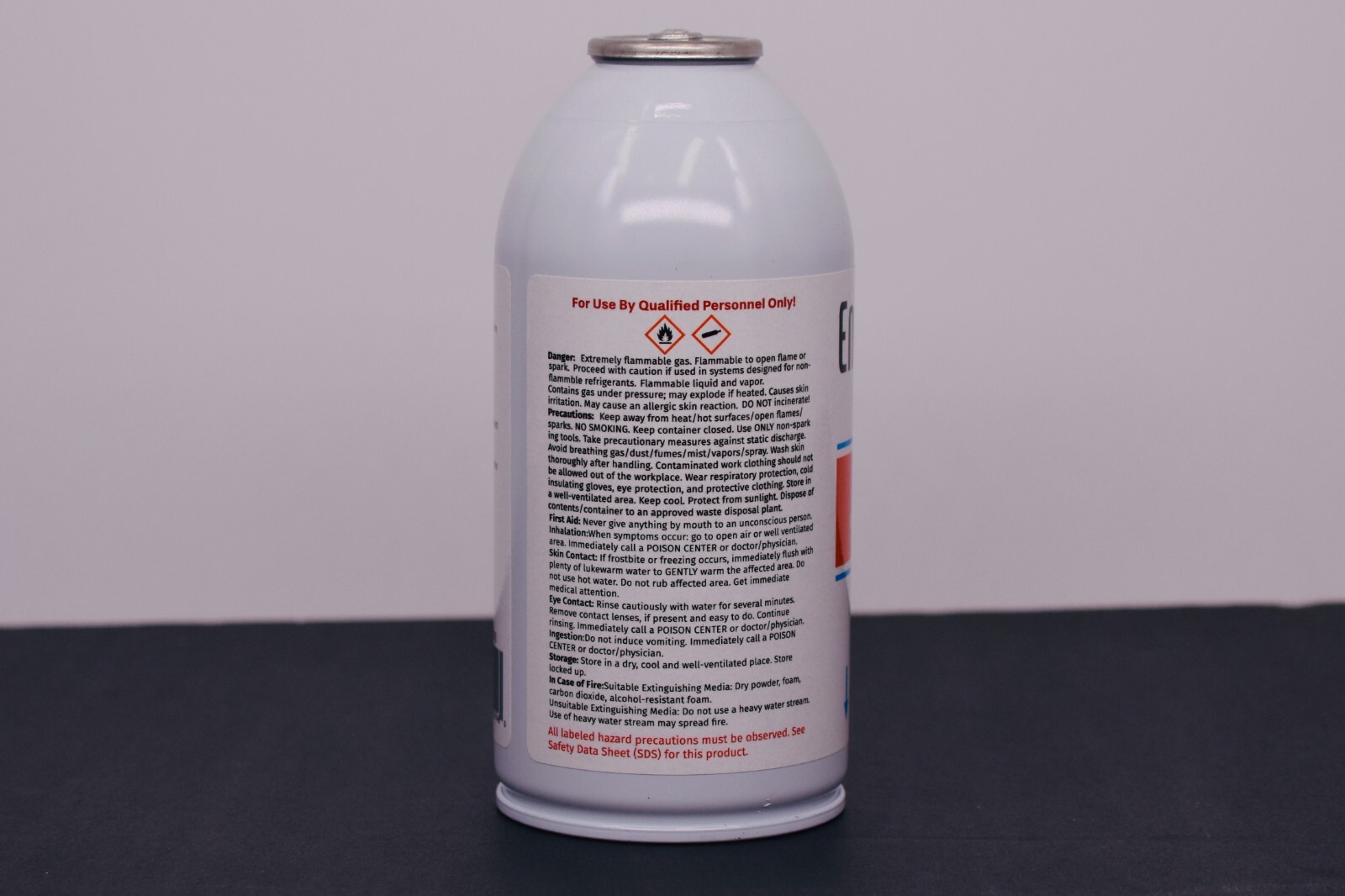 R-600a Refrigerant with 7/16" Self Sealing K28 6 oz,12 cans/w Top-Tap