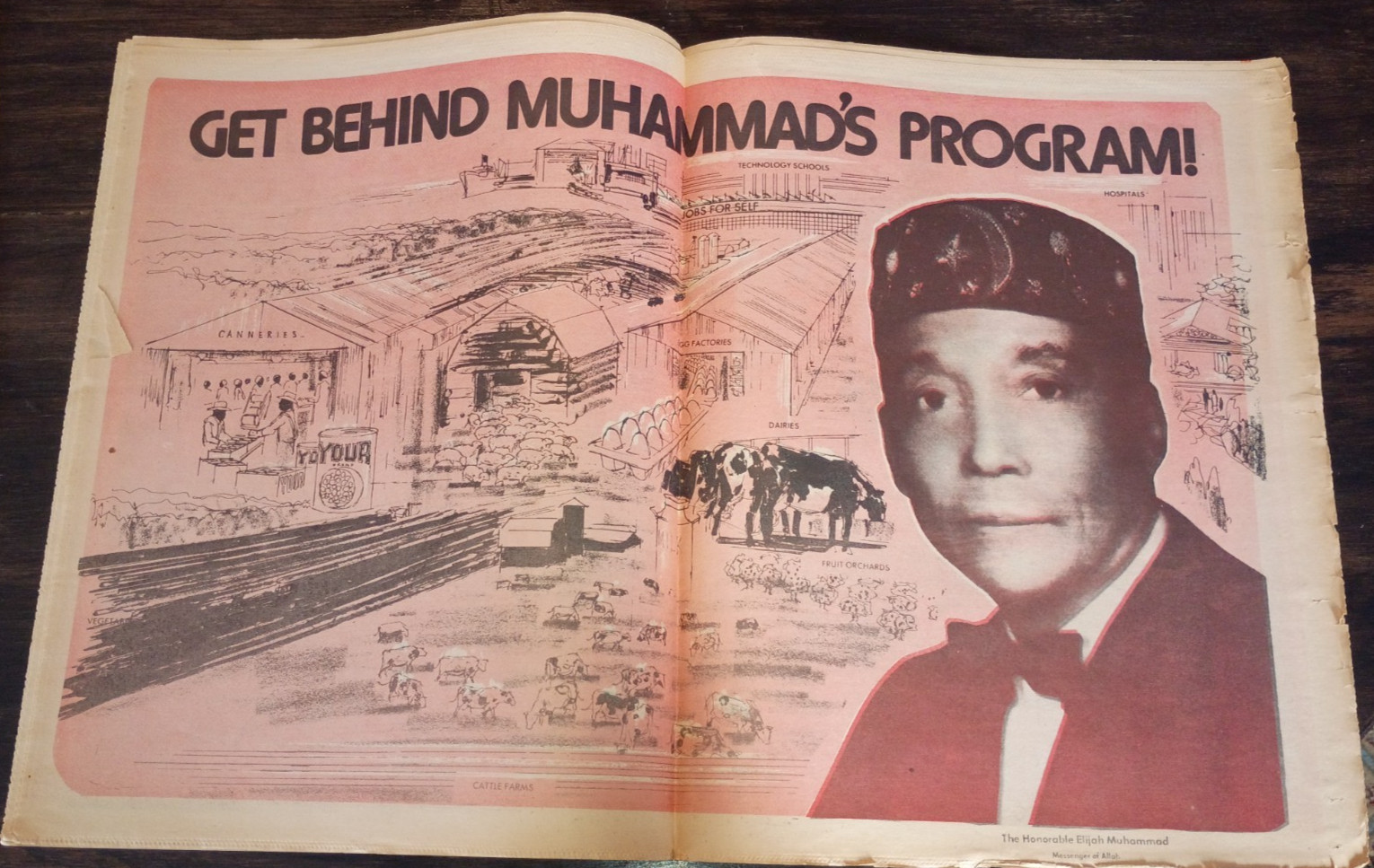 Nation of Islam 1971 Muhammad Speaks Newspaper "PLAYING WITH STEEL"