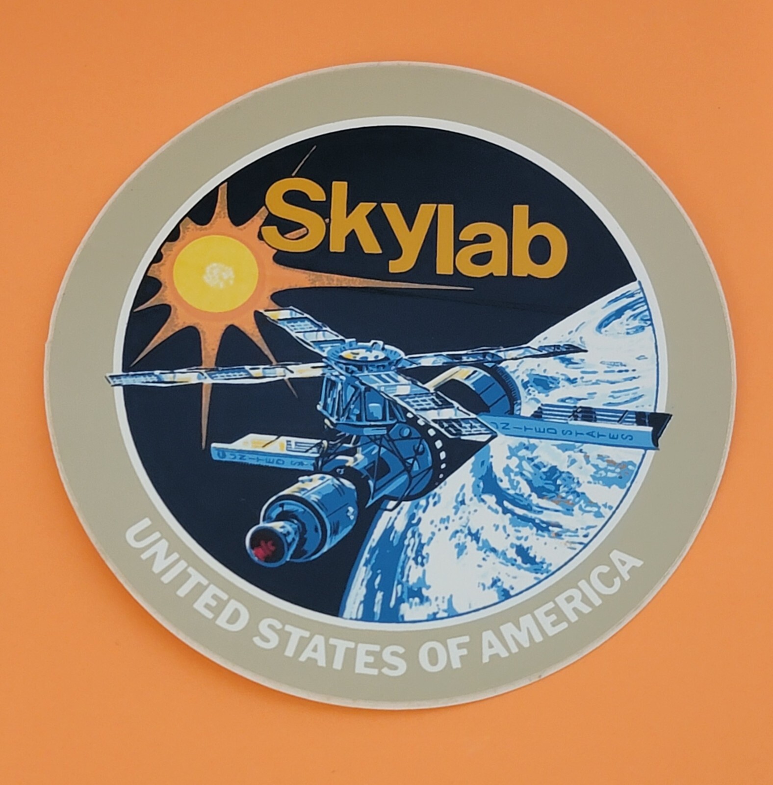 VINTAGE NASA United States of America Skylab Decal/Sticker
