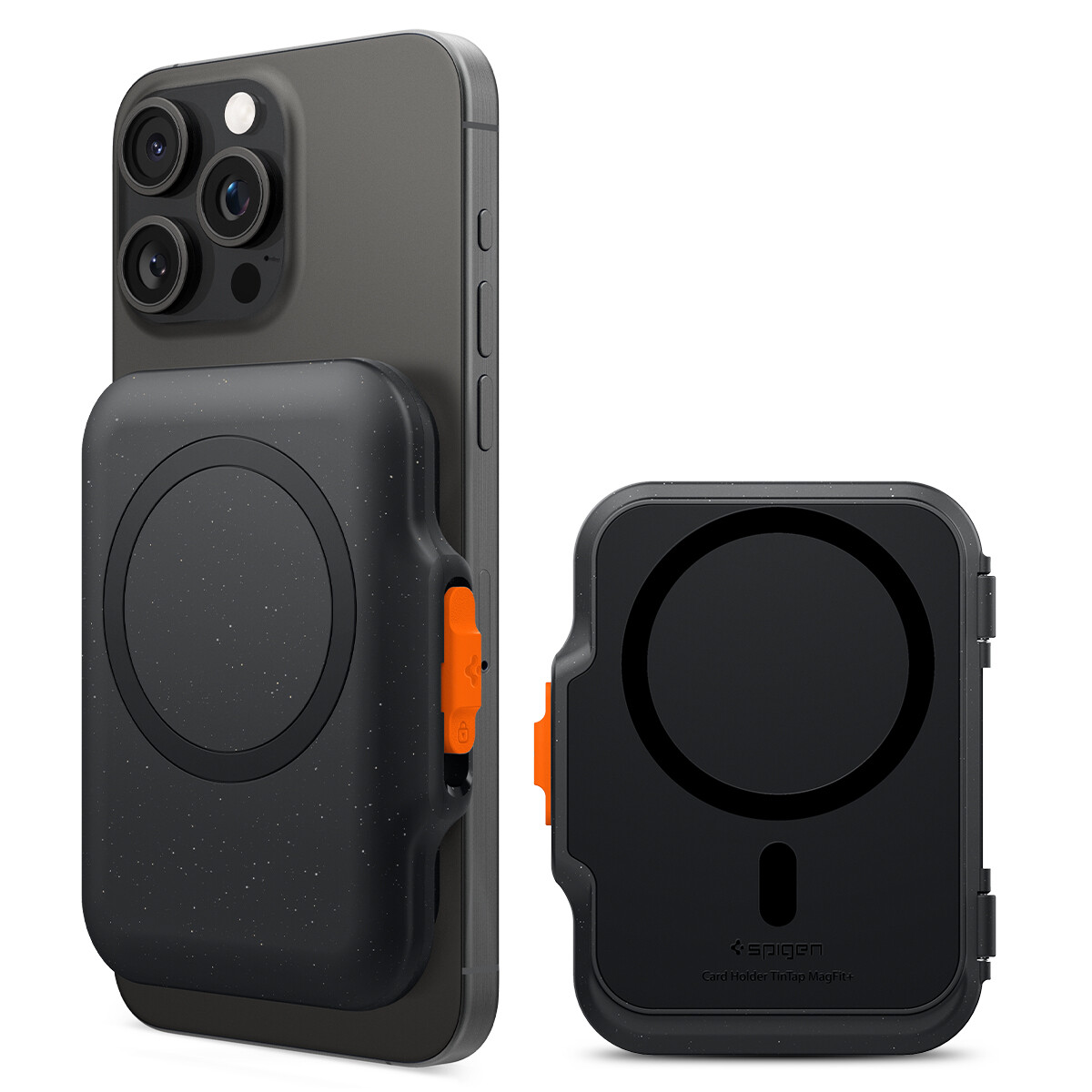 Spigen Magsafe Wallet | Tintap MagFit+ Hard Shell Card Holder